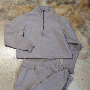 Girlfriend Collective | 100% Cotton Sweats Set Sand Size M